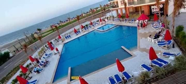 شاليه فندقي أرضي بحديقه خاصه في منتجع بورتوسعيد 'Ezbet Shalabi el-Rudi Buitenkant foto