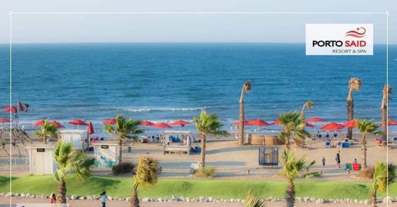 شاليه فندقي أرضي بحديقه خاصه في منتجع بورتوسعيد 'Ezbet Shalabi el-Rudi Buitenkant foto